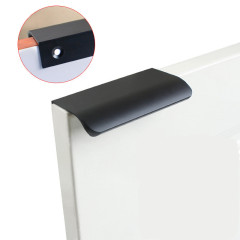 Modern aluminum alloy handle invisible cabinet door handle hidden rounded corner wardrobe handle embedded drawer handle