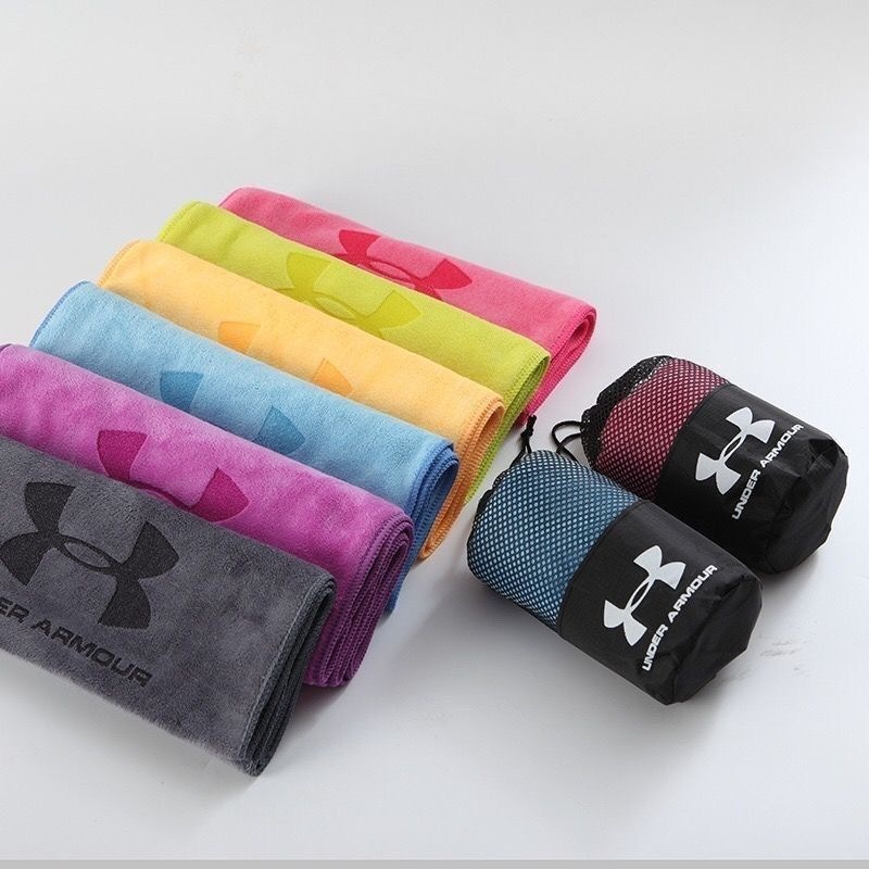 Ua Sports Towel Sweat-Absorbent Towel Basketball Men's and Women's Gym Running Cold-Feeling Quick-Drying Sweat-Wiping Yoga Outdoor Portable