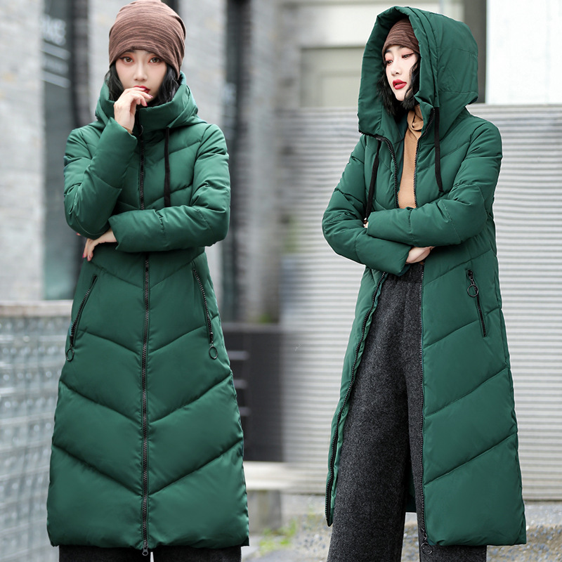 plus size women's winter cotton-padded jacket women's long slim fit Korean over-the-knee cotton-padded jacket down cotton-padded jacket 200kg chubby girl coat plus size women's winter cotton-padded jacket women's long slim fit Korean over-the-knee cotton-padded jacket down cotton-padded jacket 200kg chubby girl coat