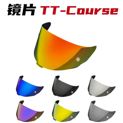 TT-COURSE helmet lens for TT helmet lens motorcycle helmet mirror plating day and night