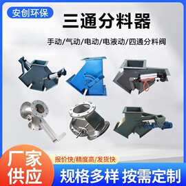 三通分料器 电液动三通分料阀 扇形料口翻板阀 Y型换向阀 厂家