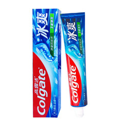 高露潔（Colgate）冰爽三重薄荷牙膏120g 護理口腔新老包裝隨機發
