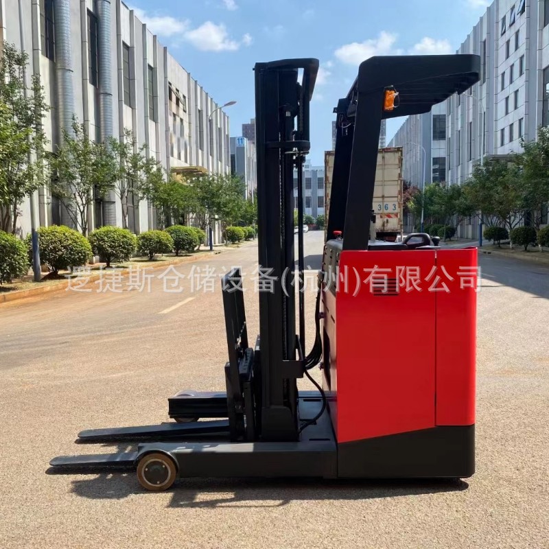 前移式叉车2吨升高5m电动托盘堆高车液压升降装卸车无腿堆垛车