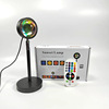 Floor creative table lamp for living room for bedroom with projector, remote control