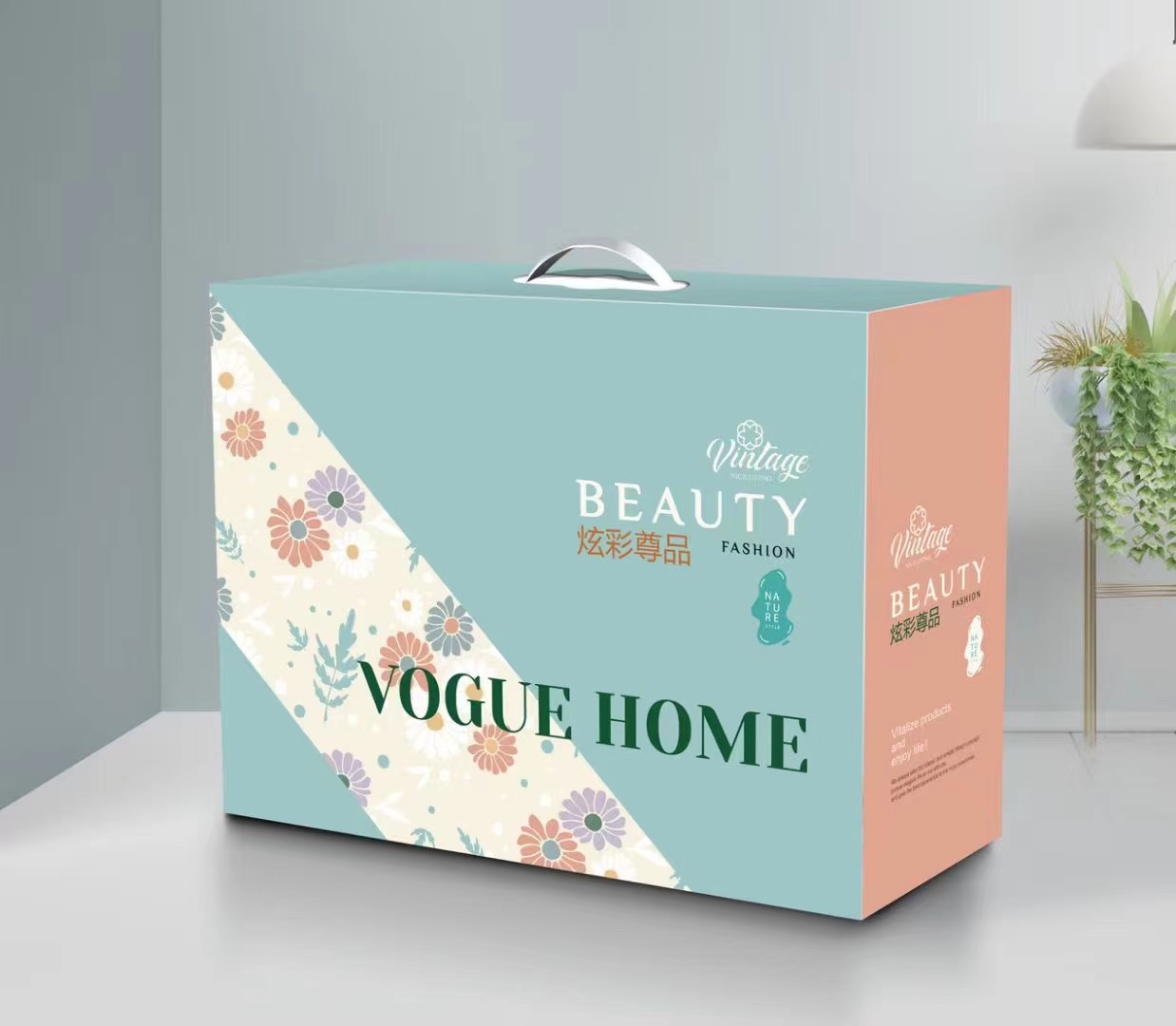 Hecha a medida verano fresco está acondicionado por la actividad abierta caja de regalo de seda verano embalaje caja de cartón en stock puede agregar logotipo