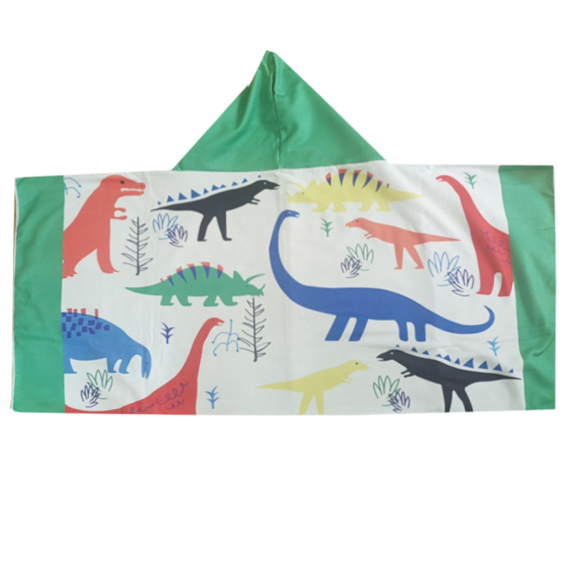 Toallas de baño de cuatro estaciones capa de niños absorción rápida secado grueso buckle diseño natación toalla de baño impresa portátil toalla de baño