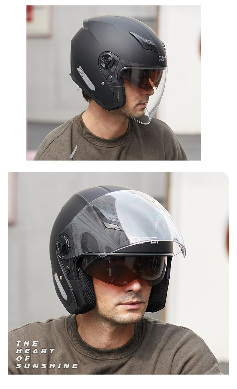 3C Certified Electric Motorcycle Helmet Half Helmet
