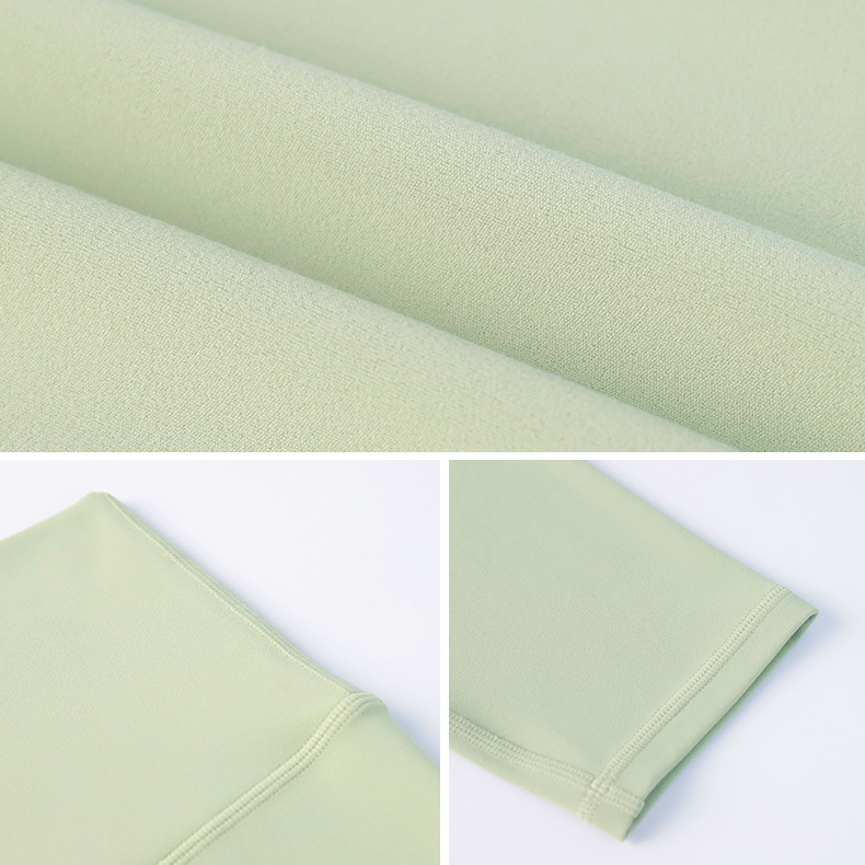 LAHN fitness yoga pants mujeres cintura alta levantamiento de glúteos ajustado sin línea incómoda ropa exterior de alta elasticidad pantalones de yoga de talla única amigables con la piel