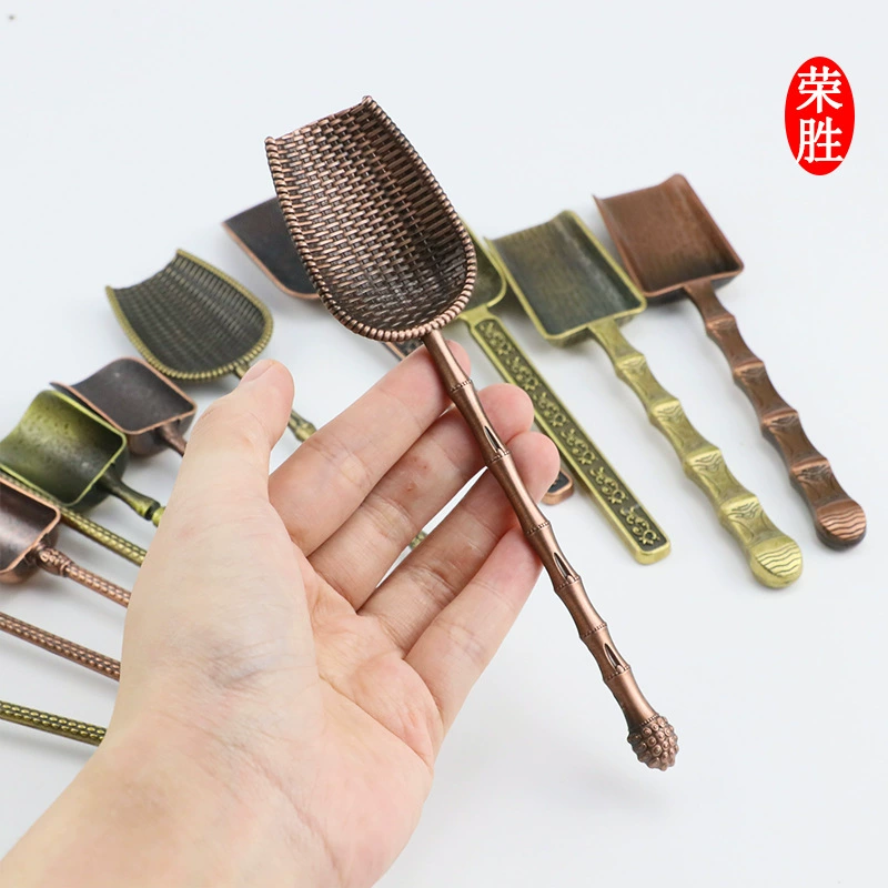 Металлический плетеный чайный сервиз с аксессуарами