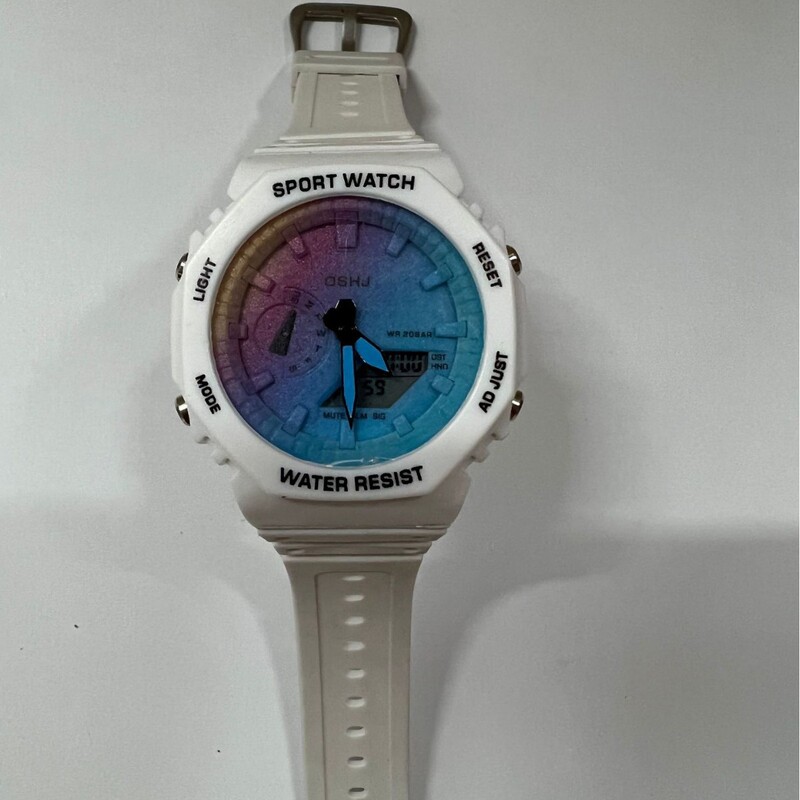 New Style, Fashionable, Multifunctional, Unisex, for All Ages, Electronic, Dual Movement, Quartz, Sports Watch