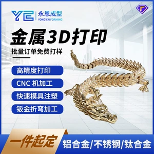 3D Printing Metal Aluminum Alloy 316 Stainless Steel Titanium Alloy Prototype Sample High-Tech Prototype Model Customization