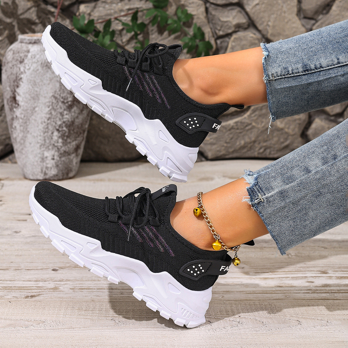 Women's Breathable Sports Shoes, Women's Autumn And Winter Thick-soled Shoes, Cross-border Dropshipping, Casual And_vogvips.com