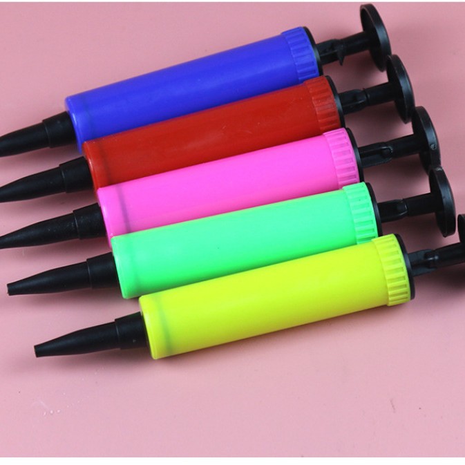 Plastic electric high-pressure inflator, manual push-type air pump, ball, swimming ring, blue football pump, portable pump