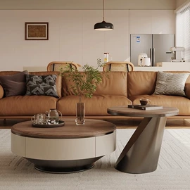 茶几+电视柜;餐桌+餐椅;餐边柜