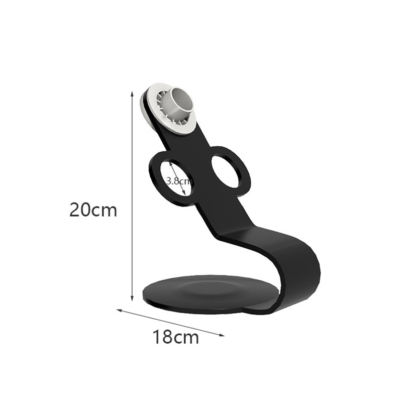 ダイソンヘアドライヤーホルダー、縦型穴あけ不要、理髪店用ダイソン収納ラック、ヘアドライヤー卓上収納ラック、多機能収納ラック