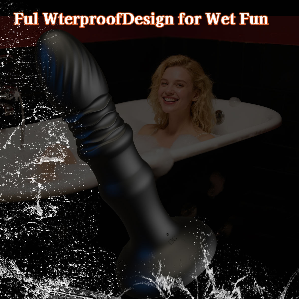 App-Controlled Retractable Silicone Prostate Massager with Vibrating Anal Beads — detail image 15