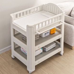 babyviva baby diaper table baby touch nursing table diaper changing movable newborn bath crib