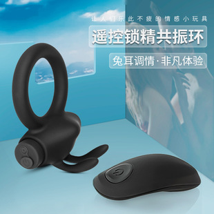 Remote control charging lock ring ten frequency vibration men's delay fast musical instrument men's and women's couple toy manufacturers private model wholesale