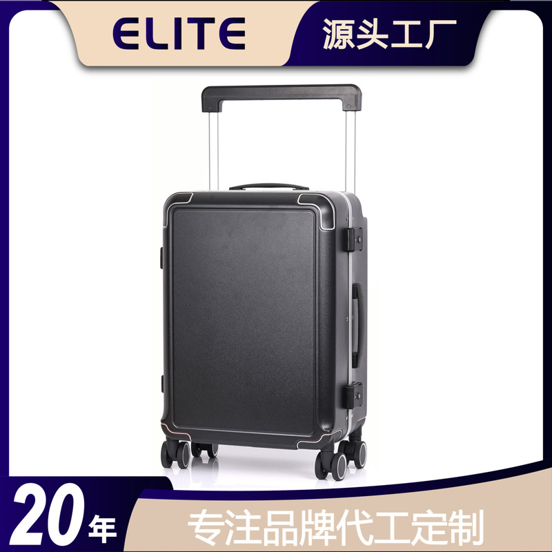 Professional Custom-Made Trolley Suitcase 20inch with Wide Aluminum Frame, Portable Rear-Opening Design, Exclusively for Cross-Border Use, Large Capacity Luggage Case Professional Custom-Made Trolley Suitcase 20inch with Wide Aluminum Frame, Portable Rear-Opening Design, Exclusively for Cross-Border Use, Large Capacity Luggage Case