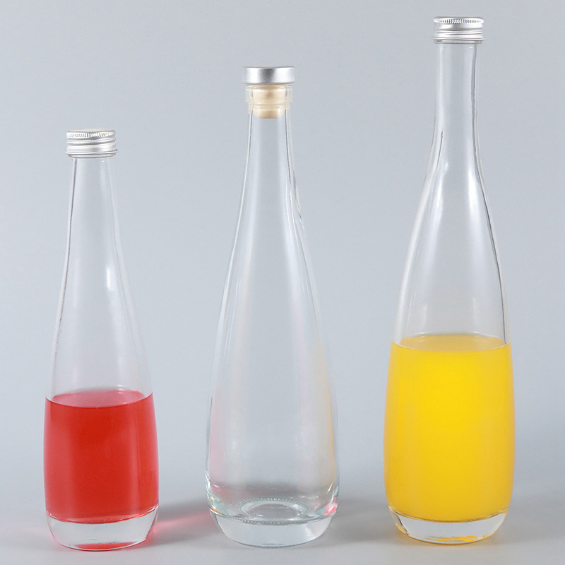 厂家批发330ml500ml依云矿泉水农夫玻璃矿泉水瓶可印logo密封防漏