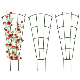 Cross-border New Plant Climbing Frame Potted Plant Bracket Climbing Frame Xueying Mountain Tortoise Iron Flower Arrangement Support Fixed Rod