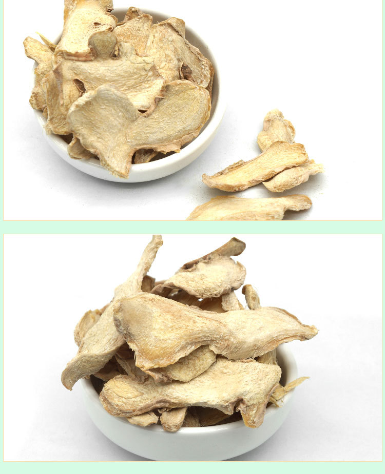 Dried Ginger Slices Gan Jiang 500g Sichuan Dried Herb for Tea and Cooking in use