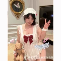 Сексуальное нижнее белье Сексуальное платье большого размера горничная униформа соблазняет невинность