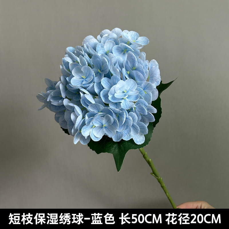 3D Hand Hydrangea-Light Blue
