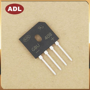 Audley Retifier Bridge GBU408 4A800V Flat Foot Foot Gbu4k Stack Stack Fog