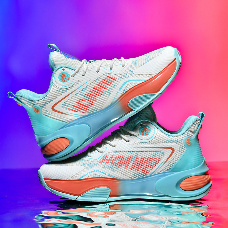 2025 nuevos zapatos de baloncesto de combate real antideslizantes antideslizantes resistentes al desgaste para jóvenes, zapatos deportivos transpirables casuales de todo fósforo para hombres y mujeres