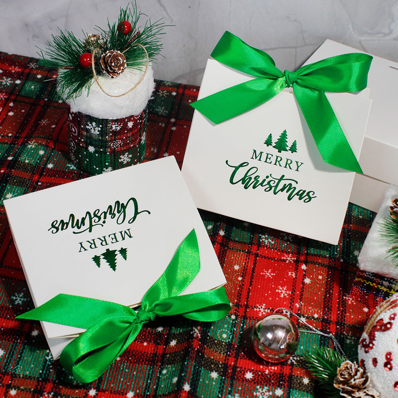 Merry Christmasキャンディーボックスクリスマスギフトボックスシンプルなファッションギフトバッグクロスボーダー热い贩売|undefined