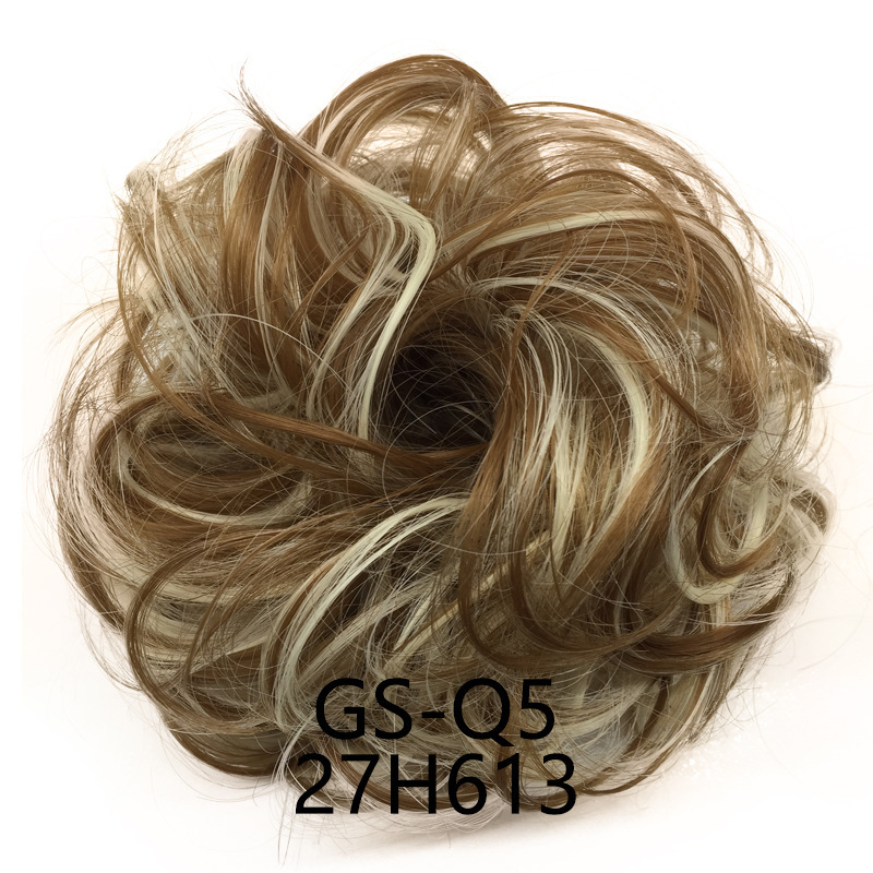 Europa y los Estados Unidos pelucas anillo de pelo de bolas cabeza cuerda elástica peludo natural peludo peludo transfronterizo