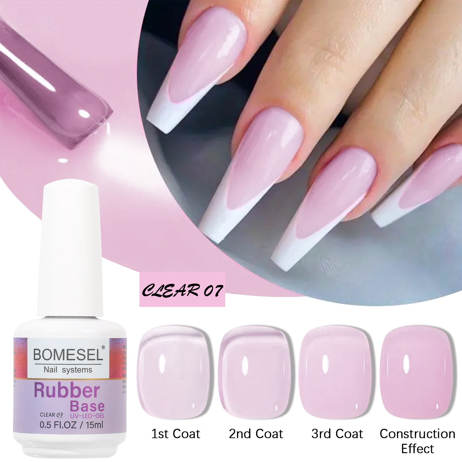 Explosiones transfronterizas imprimación de goma de manicuras populares en Europa y América imprimación puede ser contratada por el comercio exterior esmalte de uñas kg paquete