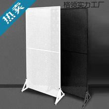 洞洞板货架超市通用展示架立式落地手机配件饰品陈列五金工具挂板