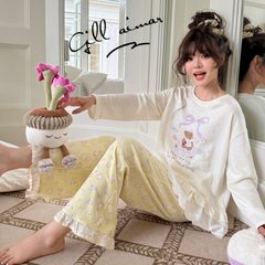 *Gill Aimar* 小熊家正品 秋季新品可爱卡通睡衣女家居服套装8319