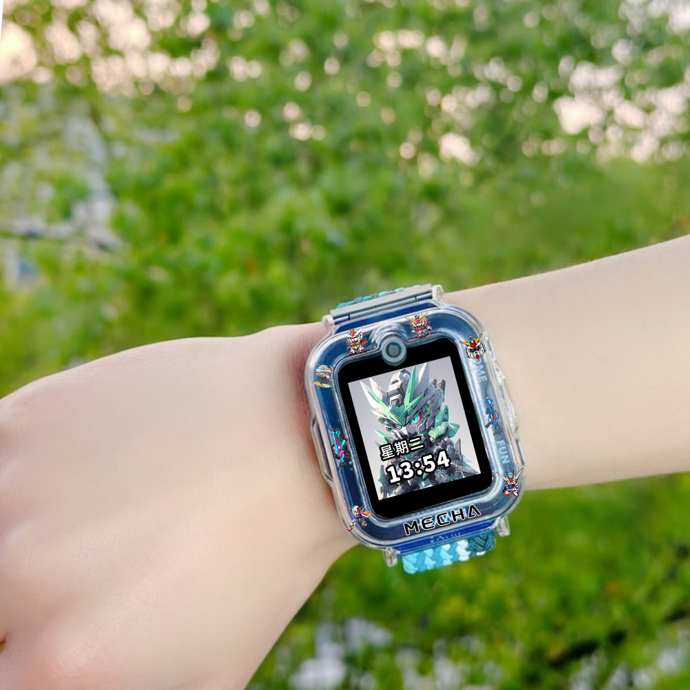 Suitable for Huawei Kidsren's Phone Watch 5Pro Strap 5X/5Xpro Nylon Magnetic Flash Buckle 4Pro/4X Xinyao