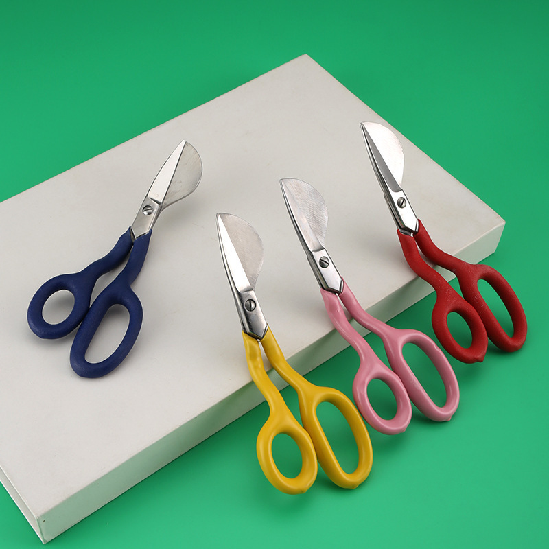 Herramientas de tufting, tijeras de pico de pato, tijeras de alfombra, cortadores de pelícanos, pinchazos, espectáculo, corte de hilo de lana, tijeras de corte de pelo