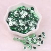 6mm silver bottom water green