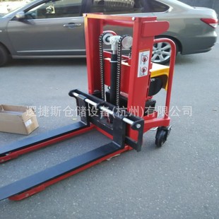 Non-standard semi-electric stacker small lift loading and unloading lifting stacking shovel stacker pallet handling forklift