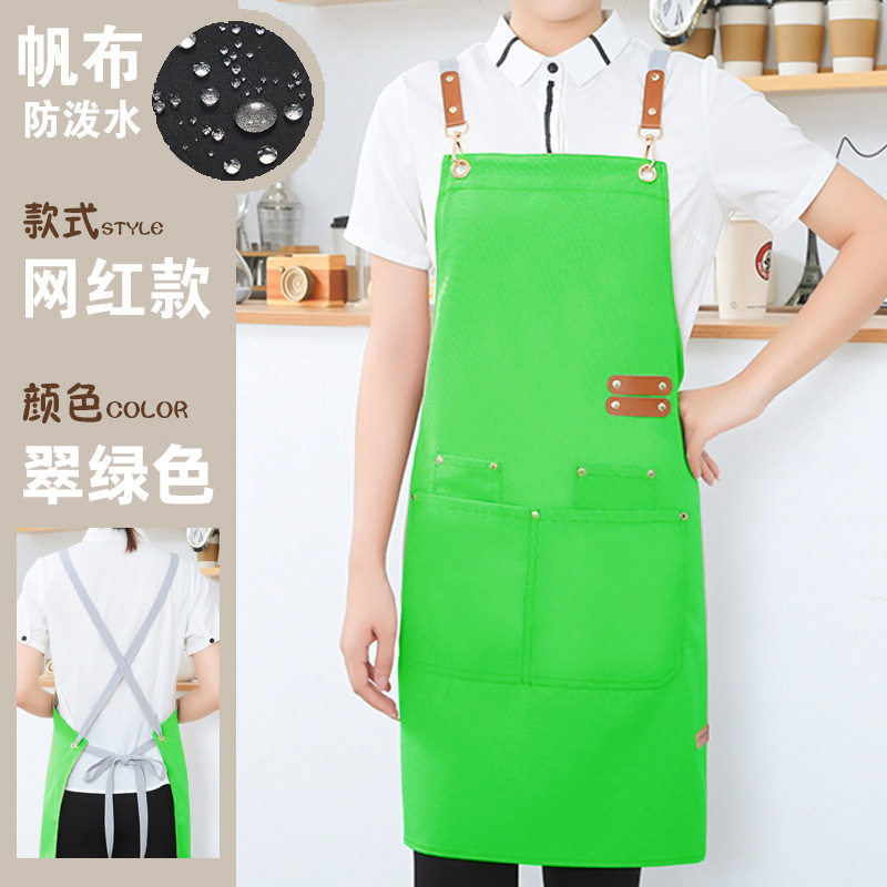 防水帆布围裙logo围裙加厚耐磨一件起印字|undefined