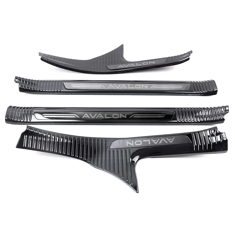 Suitable for 19 Toyota Avalon Stainless Steel Door Sill Strips Modified Welcome Pedal Trunk Rear Guard Tailgate