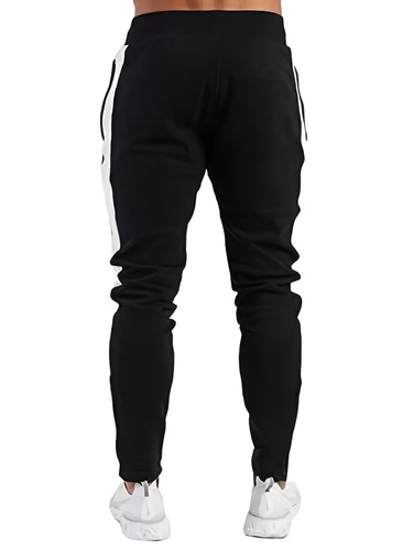 Temu size supply European and American thermal-lined men's casual sports nine-hole pants cross-border European code men's casual sports pants