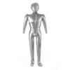 Inflatable mannequin head, props PVC, foldable handheld pleated skirt full body, clothing