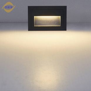 Mingguang Led Outdoor Waterproof Stair Lights, Wall Lights, Footlights, Step Lights, Theater Step Lights, Sensor Corner Lights for Outdoor Use