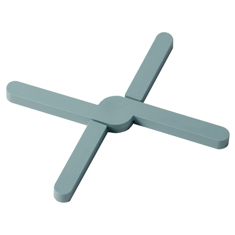Cruz creativo plegable estera de aislamiento de la cocina del hogar anti-scald antideslizante mesa de montaña estera olla estera de protección de escritorio