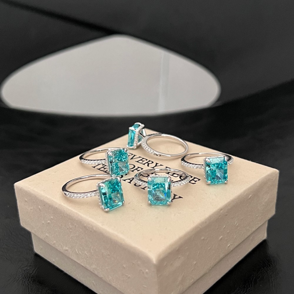 10g Weight Zircon Inlay Material Rings Classification 6, 9 Ring Size 1 Piece Quantity Holiday, Daily Occasion 925 Sterling Silver Material Geometric Pattern Women's Gender Plating Design Elegant, Luxurious, Simple Style Style 925 Sterling Silver Zircon Geometric Rings 18