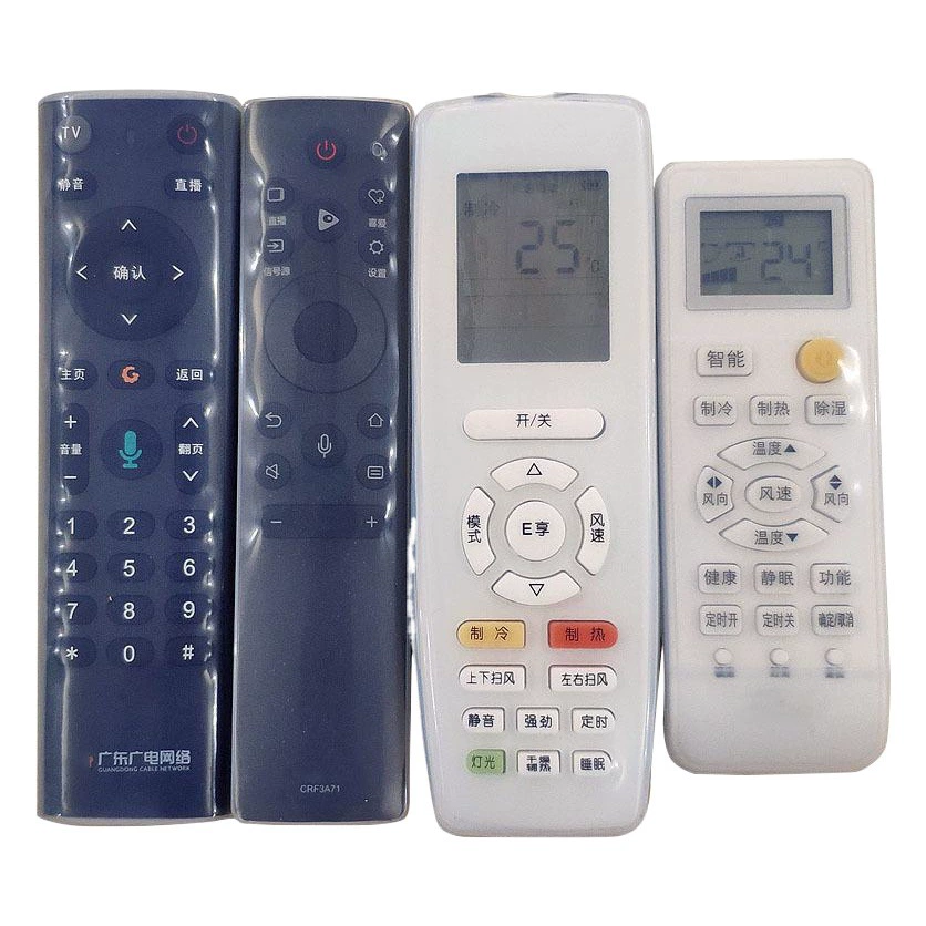 Защитный чехол с дистанционным управлением Прозрачный силиконовый чехол Кондиционер Телевизионная приставка Термоусадочная пленка Крышка с дистанционным управлением Пылезащитный чехол Защита от падения