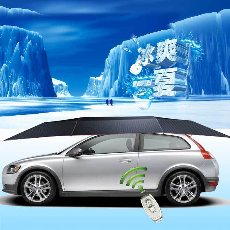 Cubierta de techo automática abrigo de coche sombrilla plegable móvil dosel tienda de protección solar automática aislamiento térmico techo