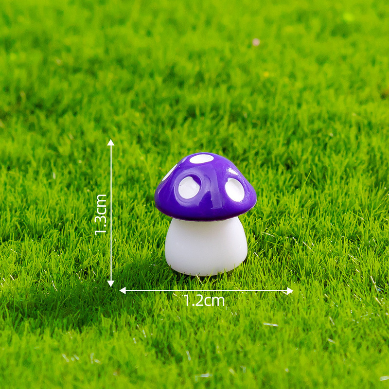 苔マイクロ風景カラフルなミニキノコ多肉植物 DIY 装飾アクセサリー盆栽生態ボトル小さな装飾品|undefined