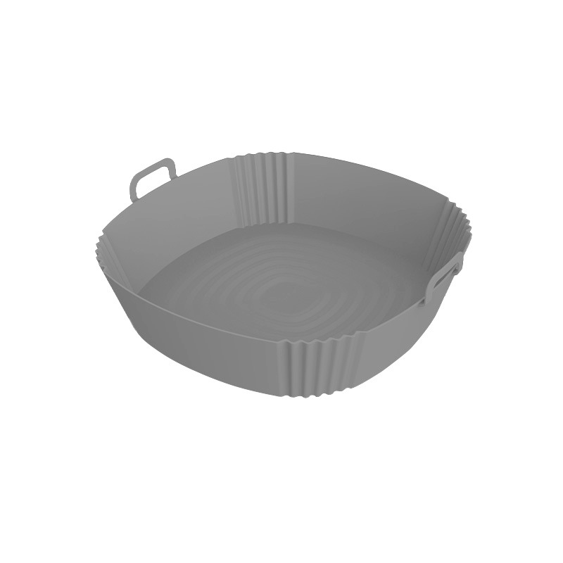Bandeja de almohadilla de olla de freidora de aire de silicona transfronteriza bandeja de horno plegable freidora multifuncional almohadilla resistente al calor de alta temperatura